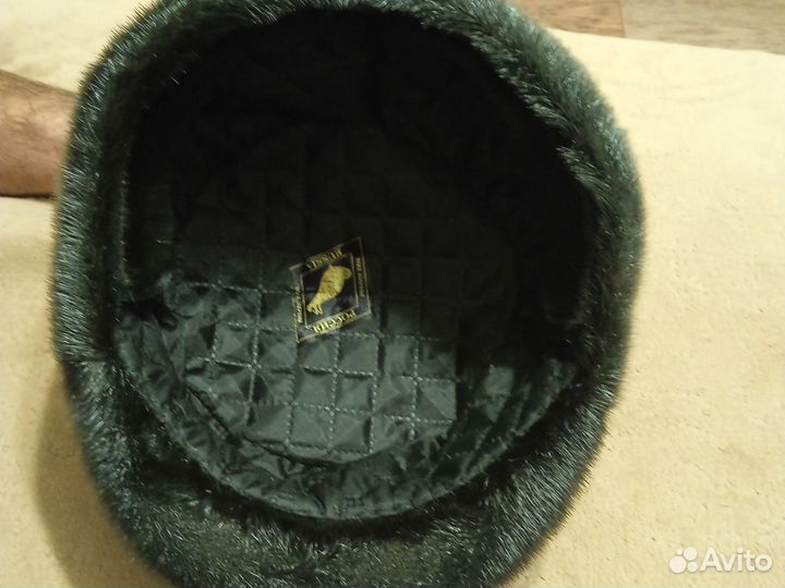 Меховая мужская кепка