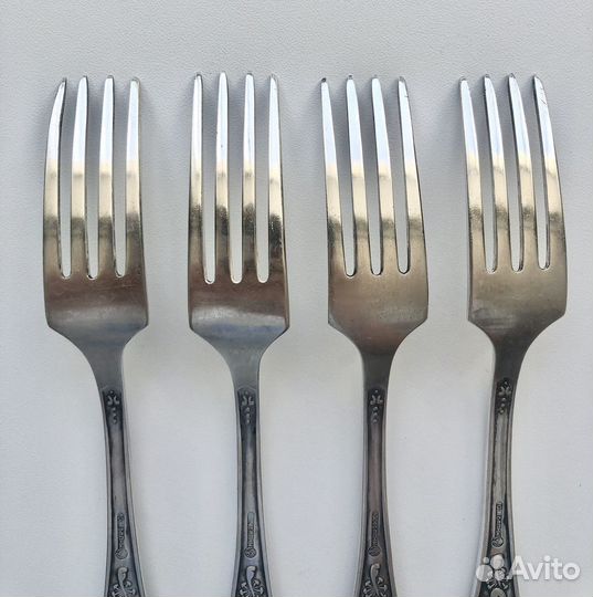 Вилки мельхиор СССР 4 шт