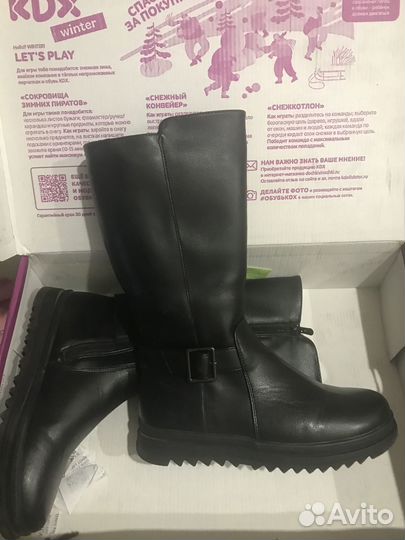 Сапоги для девочки зима