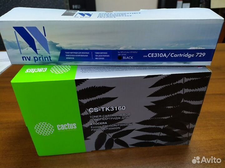 Продам картриджи CS-TK3160, CE310A