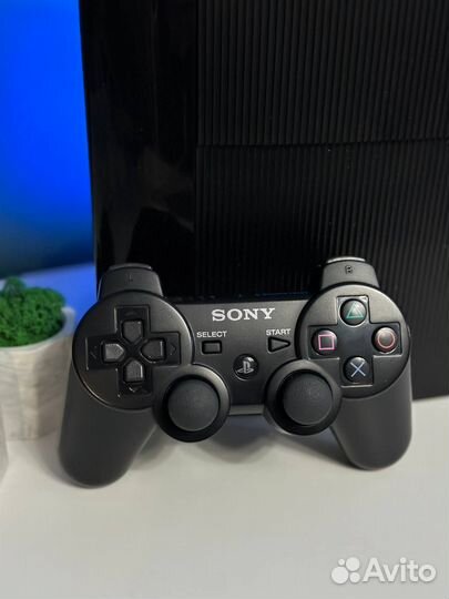 PlayStation 3 Super Slim 500gb (безлимит игр)