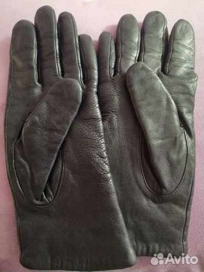 Перчатки женские кожаные 6, 6.5 размер