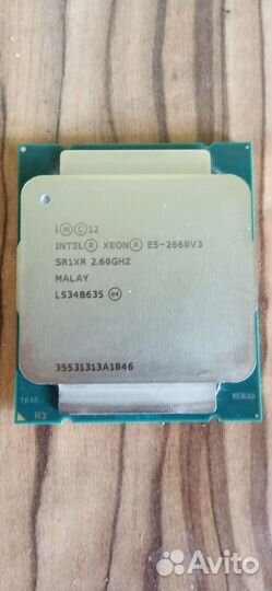 Процессор Intel Xeon E5 2660 v3 lga 2011 версия 3