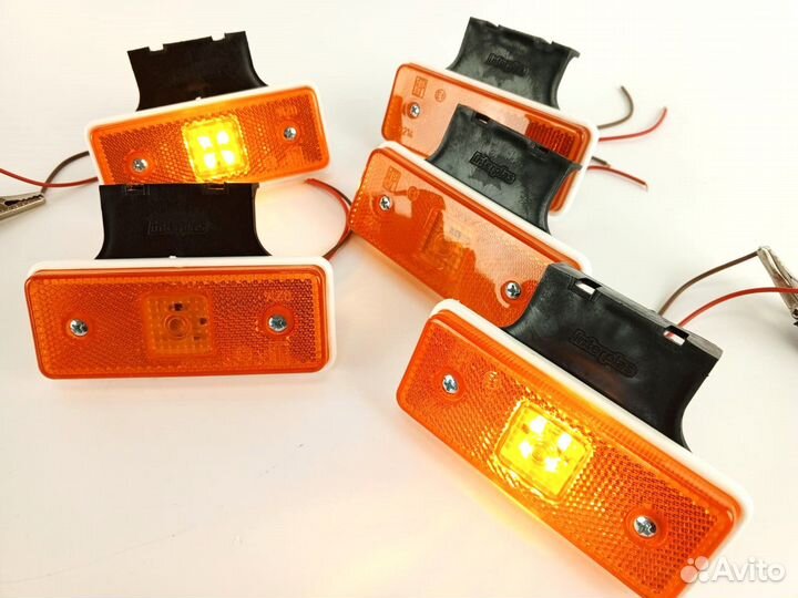 Боковые габаритные огни 12/24 (к-т 10 штук)