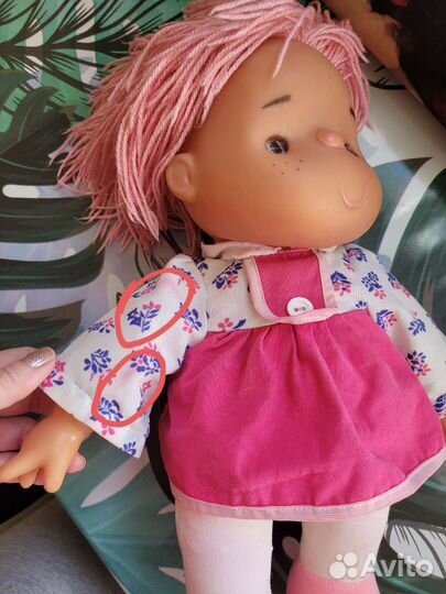 Кукла Барбарик ГДР винтаж мягконабивная