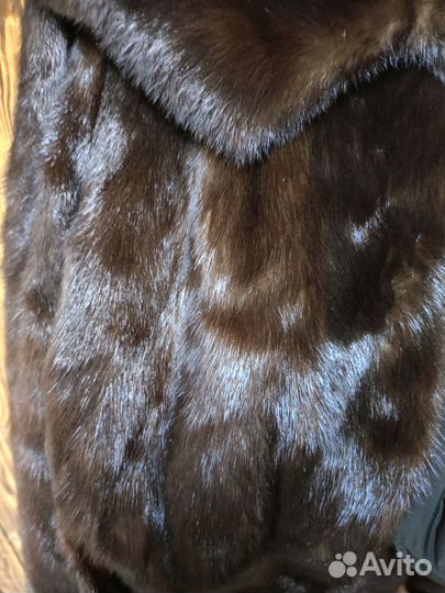 Шуба норковая 42 44 с капюшоном