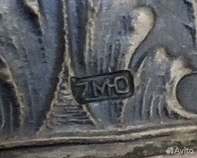 Великолепная хрустальная ваза с серебряным ободом