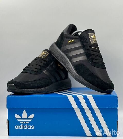 Adidas кроссовки мужские Iniki черные 41-46