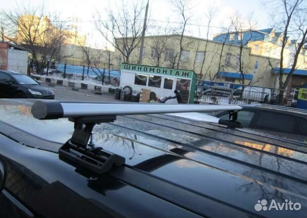 Багажник C-15 в штатные места аэродинамические дуг