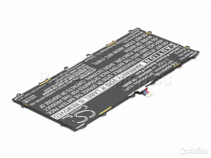 Аккумулятор планшета samsung Nexus 10 (sp3496a8h)