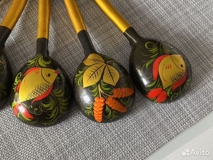 Деревянные ложки хохлома