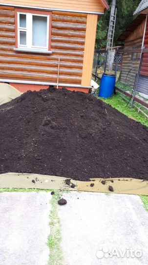 Полевая почва плодородная, песок, навоз