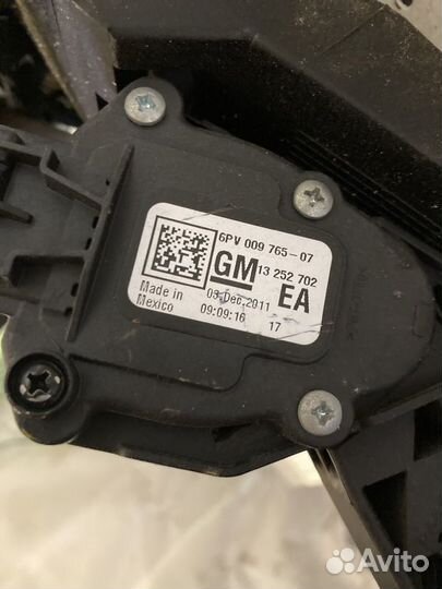 Педальный узел Opel Astra J GTC