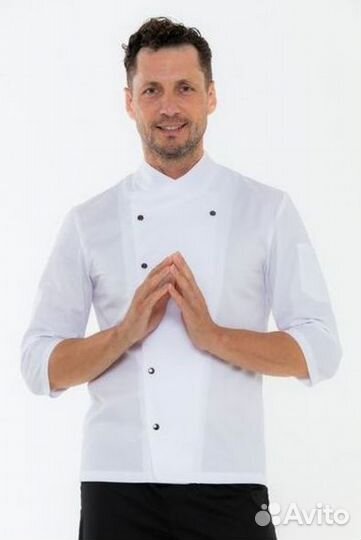 Китель поварской мужской белый