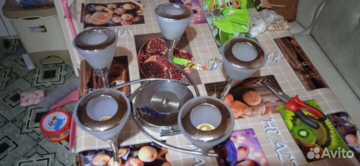 Люстра потолочная бу