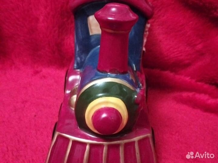 Копилка новогодний паровозик