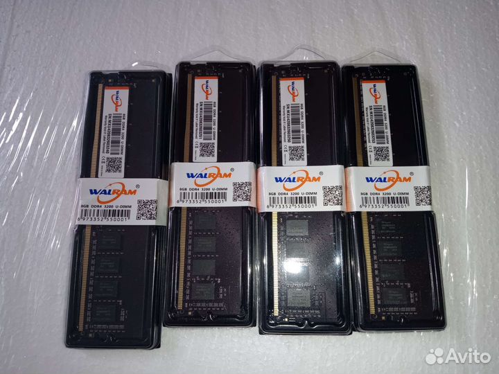 Оперативная память ddr4 8gb 16gb 32gb 3200mhz