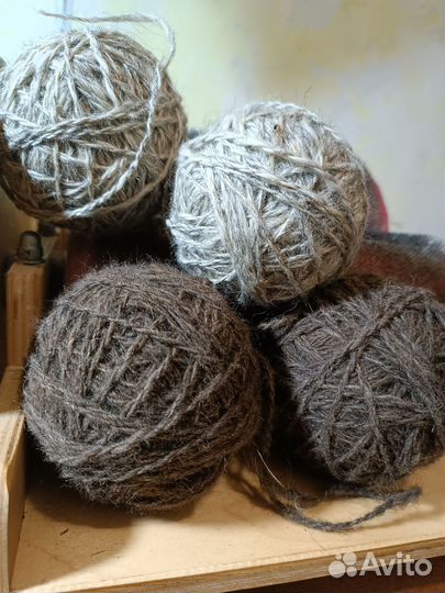 Пряжа ручной работы - набор, чистая шерсть
