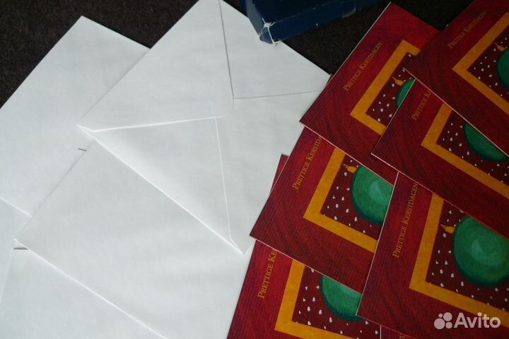 Набор новогодних открыток с конвертами (Нидерланды