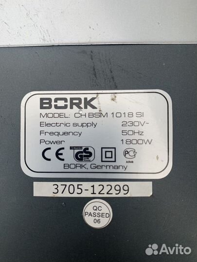 Керамический обогреватель bork ch bsm 1018