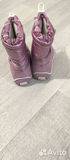 Дутики детские 21-22 резиновые утепленные