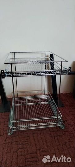 Корзина для посуды выдвижная