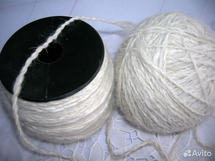 Пряжа для вязания из собачьей шерсти
