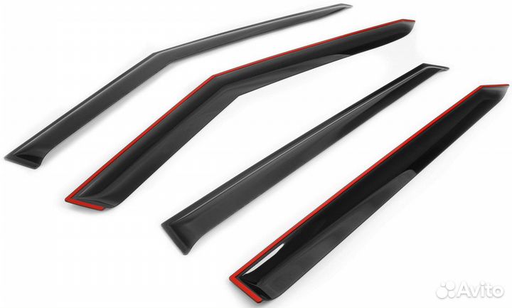 Дефлекторы окон (4 шт.) Kia Seltos