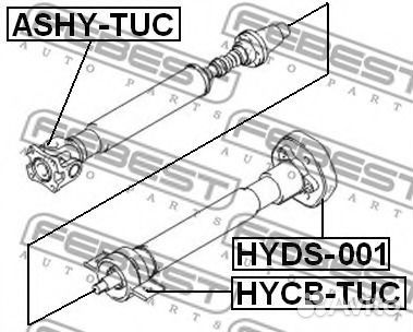 Febest hycb-TUC Подшипник hyundai tucson 04-10 под