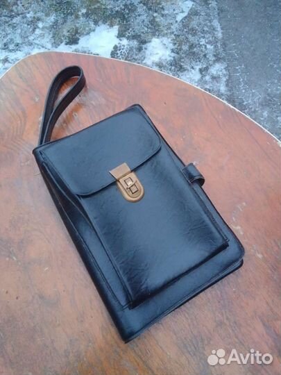 Винтажная мужская ручная сумочка