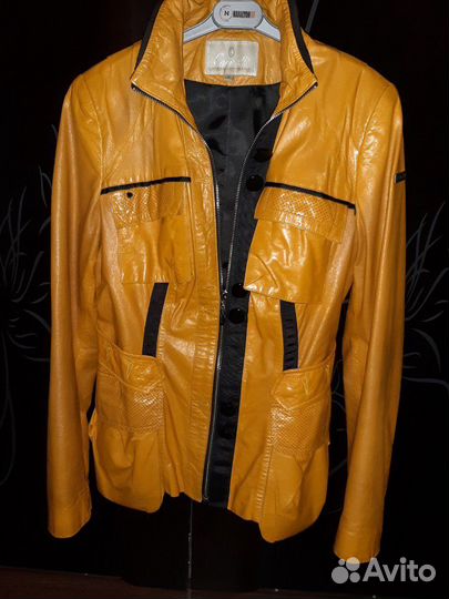 Куртка кожаная