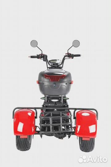 White Siberia PRO Trike 3000W Red 2023