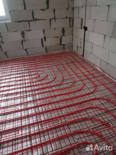 Тёплый Пол Водяной. Монтаж отопления Под Ключ