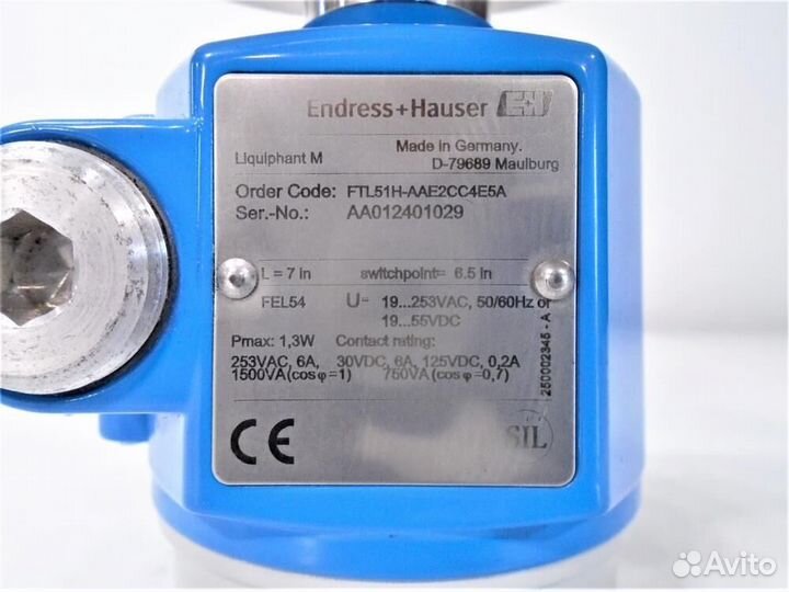 Приборы Endress Hauser / лот ajgyp 42909