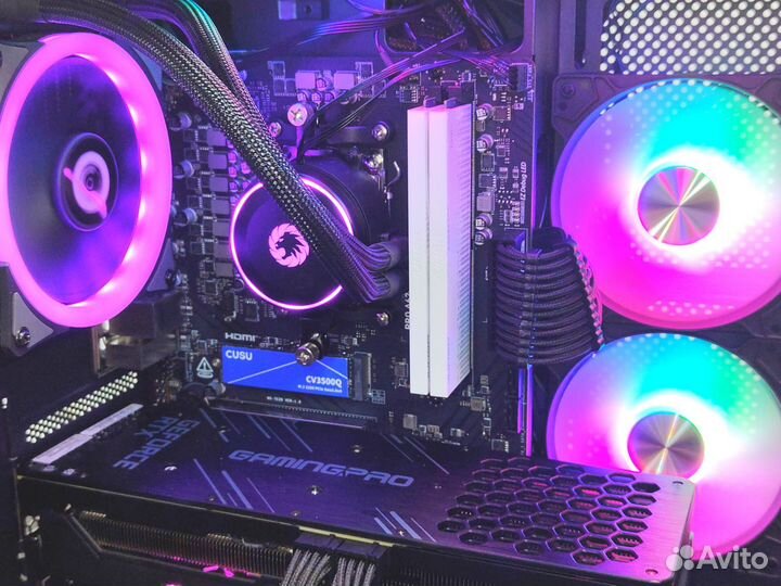 Игровой пк ryzen 8400/RTX3070/32gb ddr5