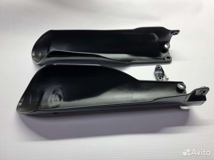 Защита перьев ктм (черный, белый, оранжевый)