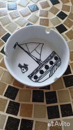 Пепельница керамическая