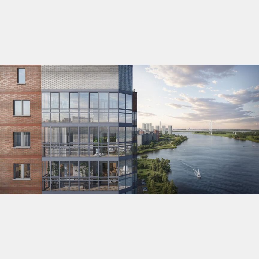 Квартира-студия, 24,4 м², 7/23 эт.