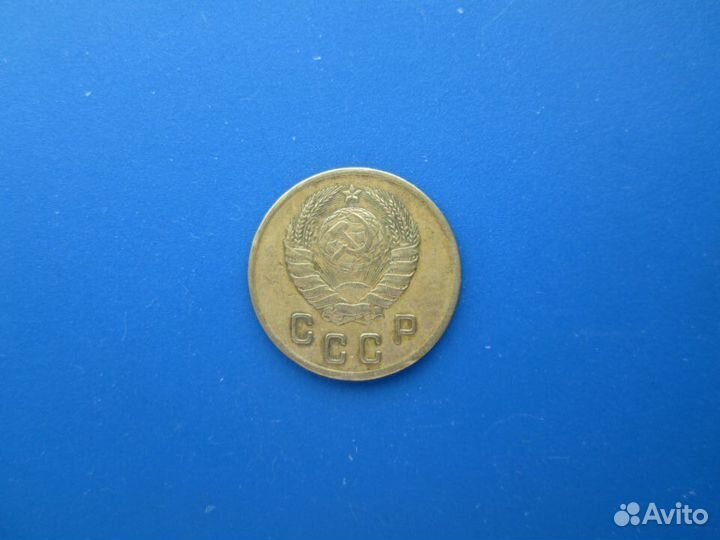 Монета 2 к 1941 г, Редкая, СССР, отличная Оригинал