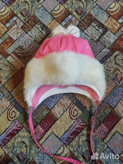 Шапка зимняя для девочки 44
