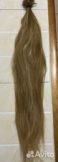 Волосы для наращивания 55 см русый