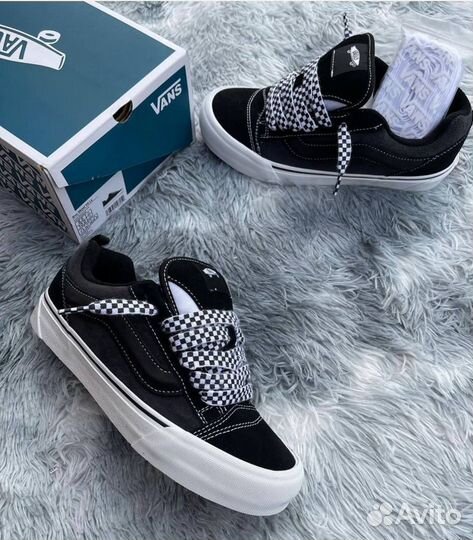 Дутыши Vans knu Skool black