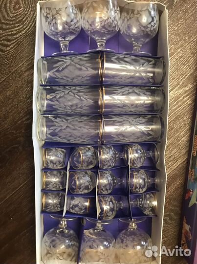 Подарочный набор бокалов хрусталь