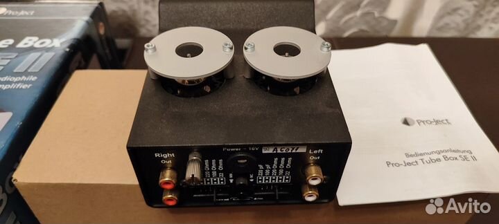 Ламповый фонокорректор Pro-Ject Tube Box SE II