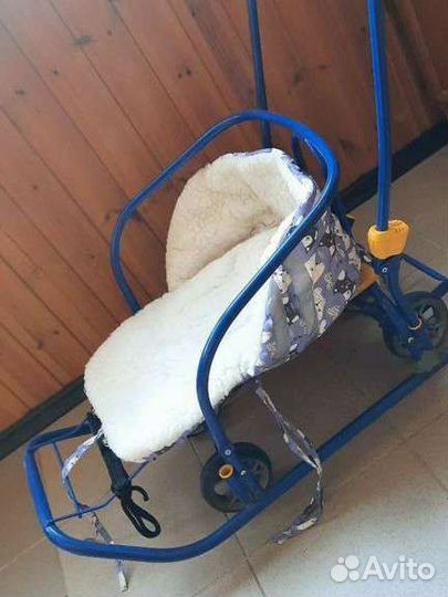 Санки детские с колёсами