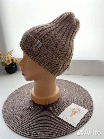 Шапка тыковка с отворотом