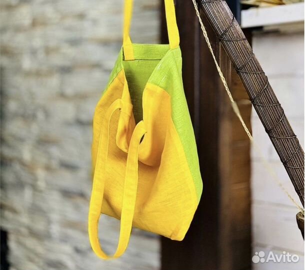 Сумка шоппер летняя под роспись