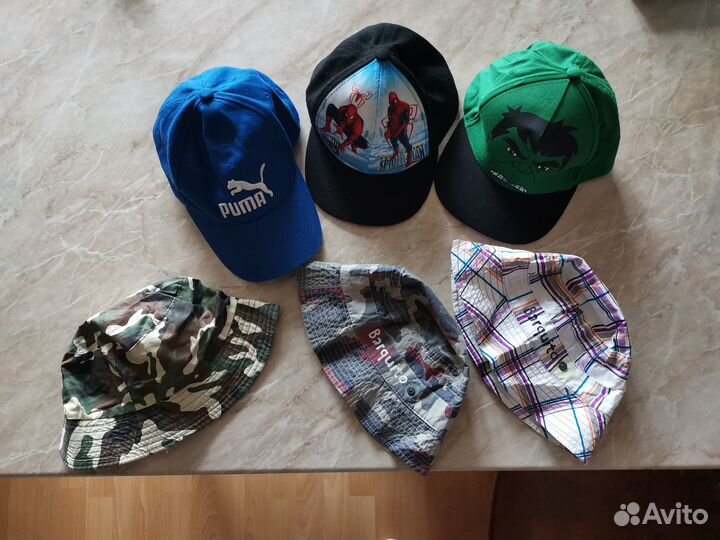 Бейсболки и панамки 52-54