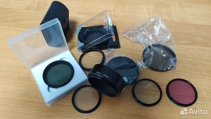 Светофильтры, переходные кольца и бленды