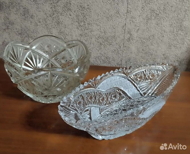 Хрустальные вазочки